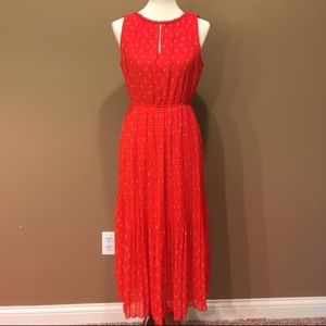 Maison Jules Gorgeous All Red Heart Dress XXL
